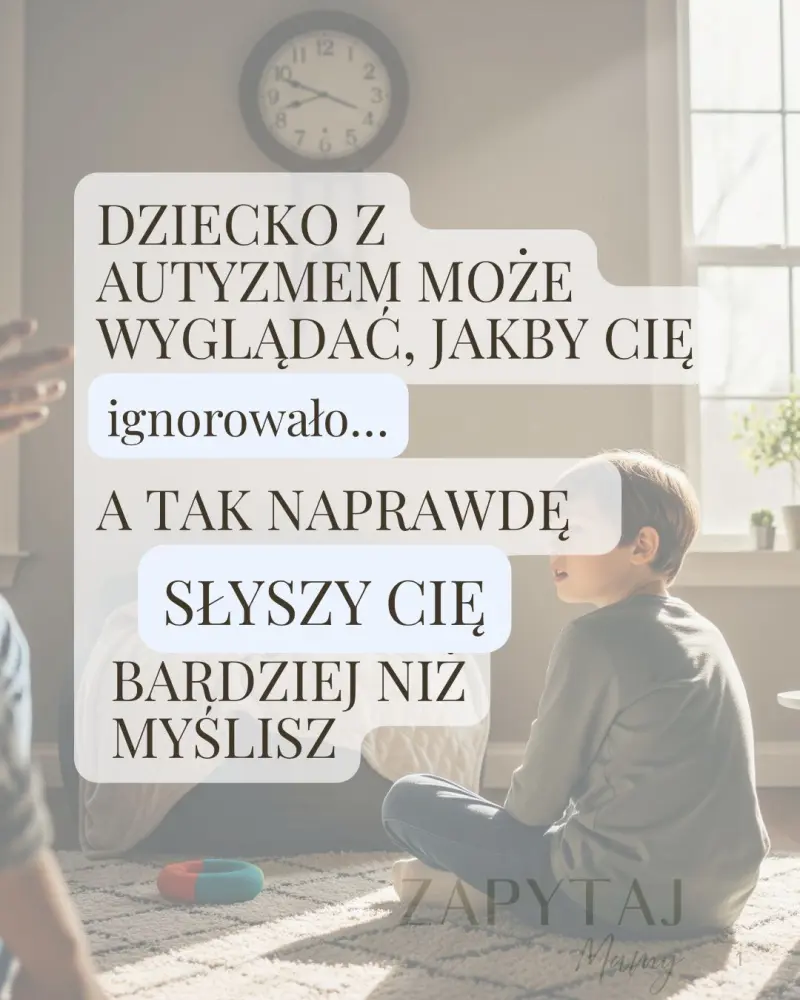 Dowiedz się, dlaczego dziecko z autyzmem milczy, choć Cię słyszy, i jak wspierać je w komunikacji bez presji i nieporozumień.